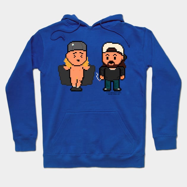 I Cant Look Away in 2006 Pixel Jay and Silent Bob Hoodie by gkillerb